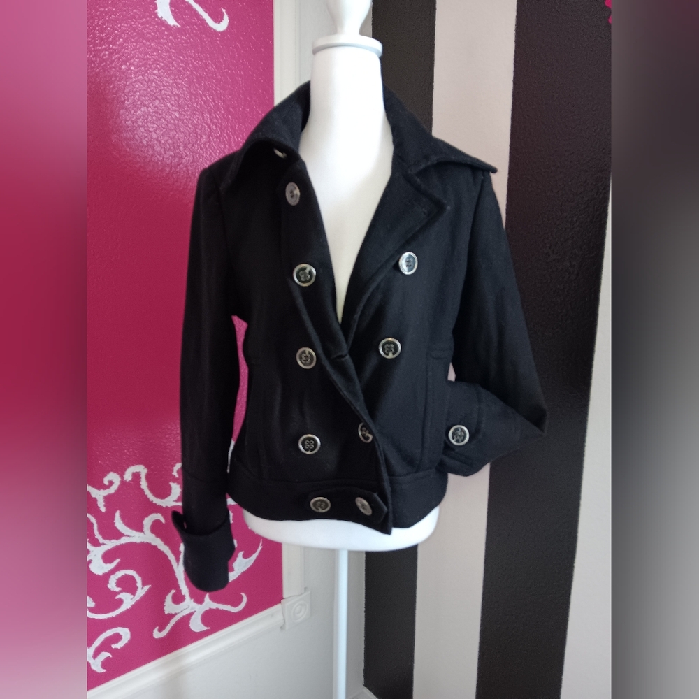 Express Black Double-Breasted Women's Jacket